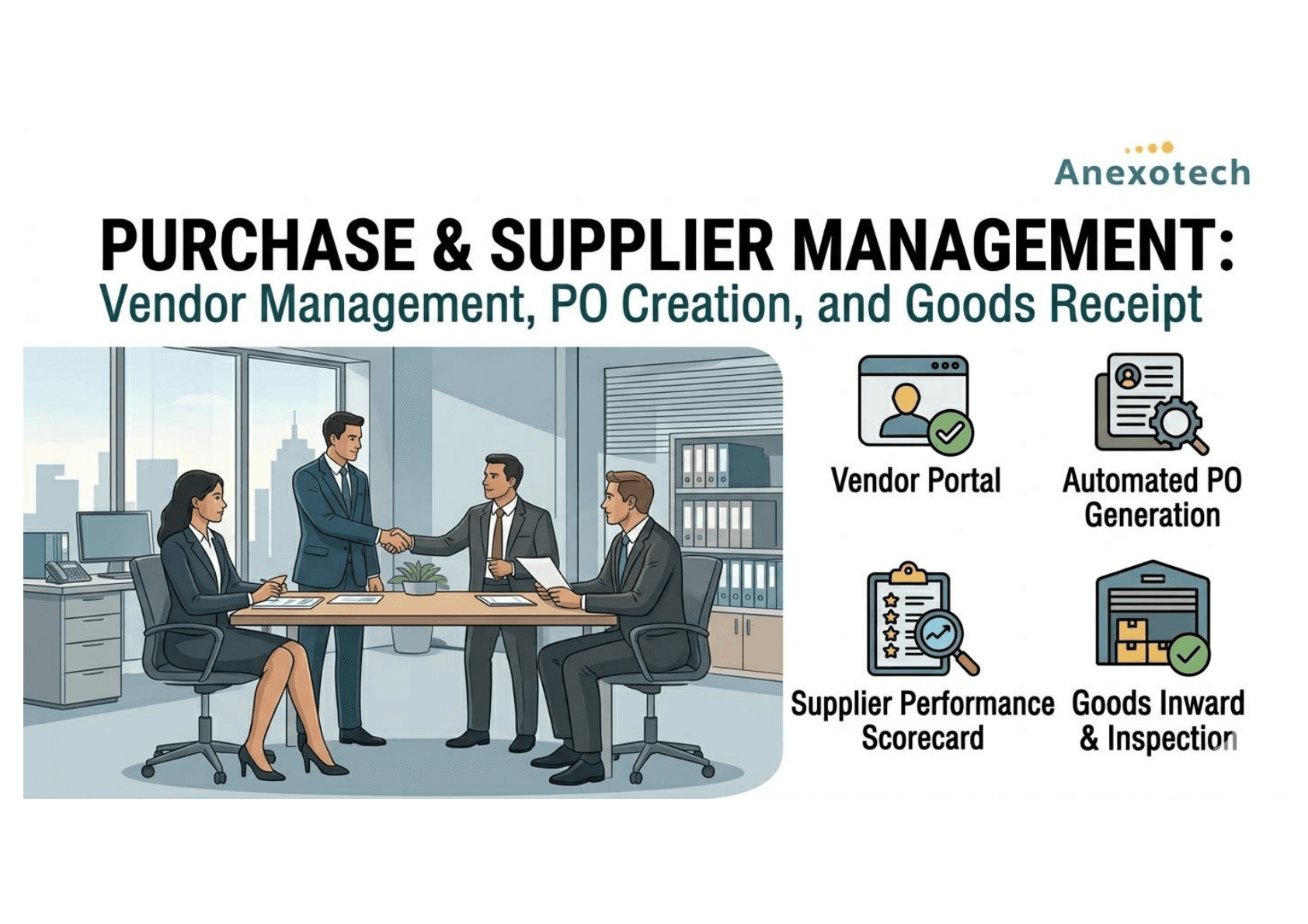 Business meeting illustrating vendor collaboration